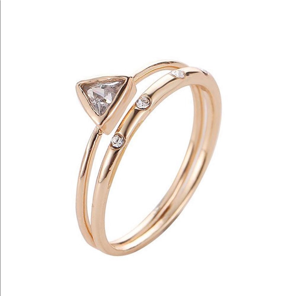 ✨Double Layer Stacked Gold Ring Set✨